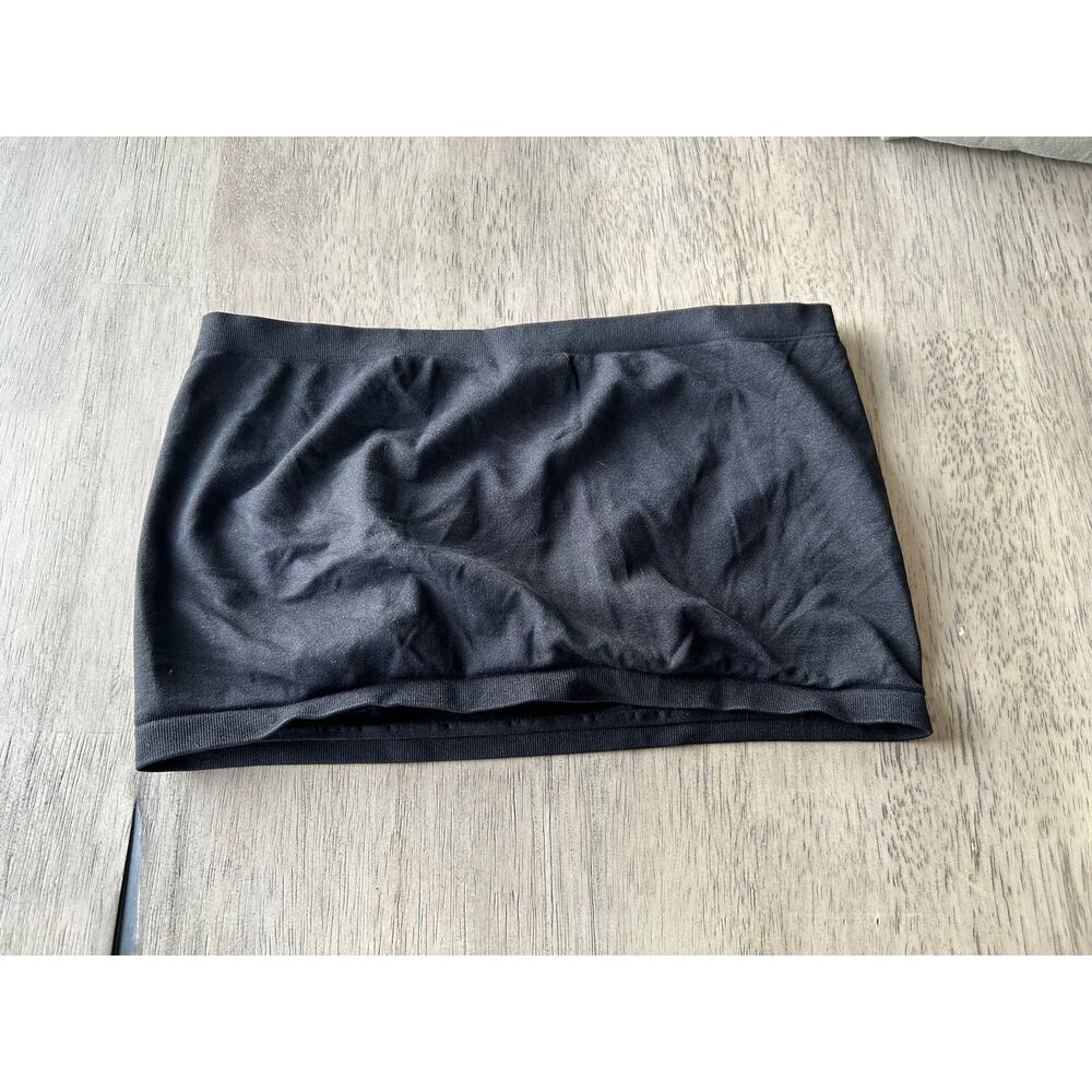 NUX Black Bandeau Top - L